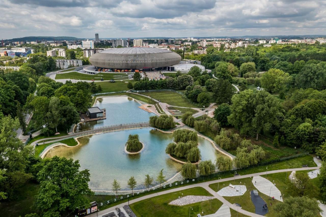 Tauron Arena Apartment With Garage - Krakow Lema Exterior photo